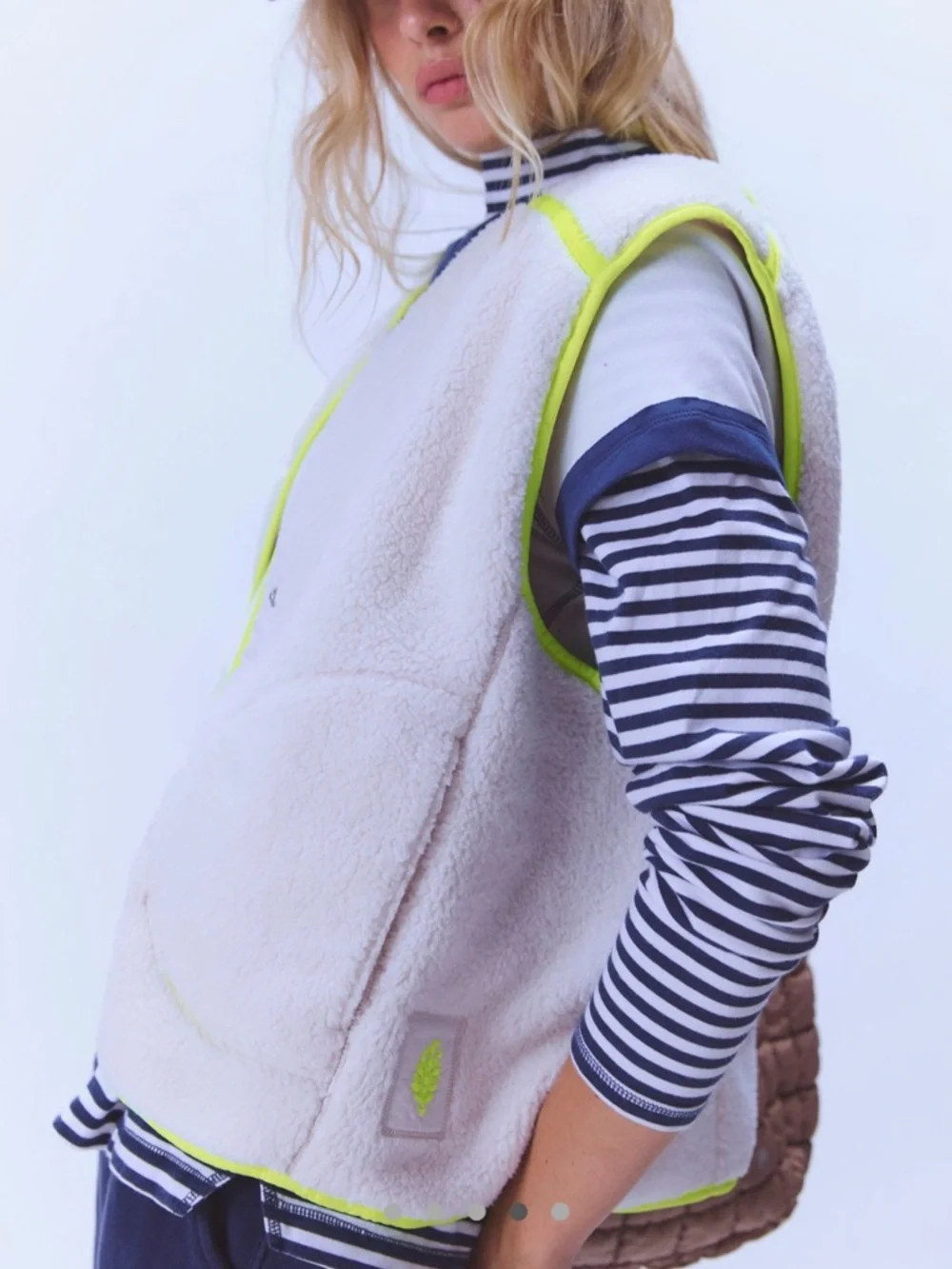 NWT FREE PEOPLE KEEP IT COZY FLEECE VEST - Picture 10 of 10
